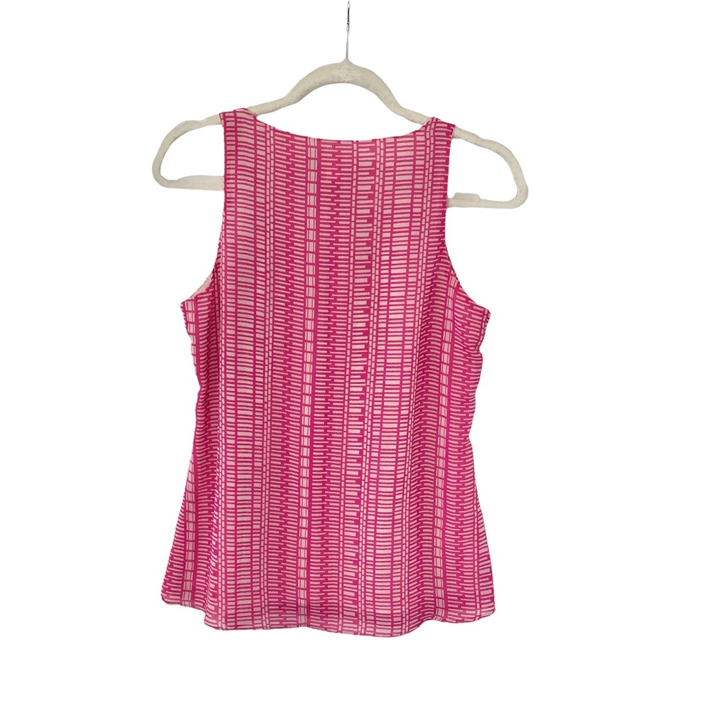 Banana Republic Pink & White Tank Blouse S - Picture 2 of 4
